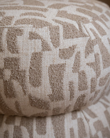 Pouf Anic Pattern Sand - Things I Like Things I Love