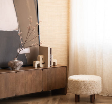 Pouf Inverness Faux Fur - Things I Like Things I Love