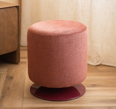 Pouf Islen Bouclé Burgundy - Things I Like Things I Love