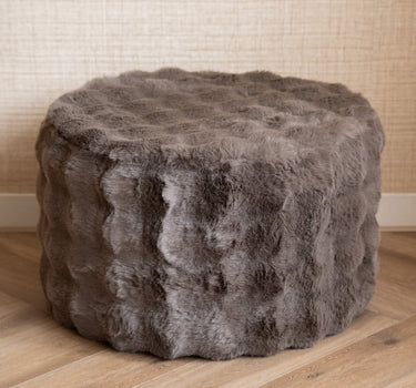 Pouf Olven Fluffy Brown - Things I Like Things I Love