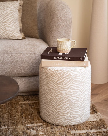 Pouf Tigra Beige - Things I Like Things I Love