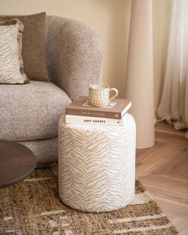 Pouf Tigra Beige - Things I Like Things I Love