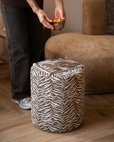 Pouf Tigra Brown - Things I Like Things I Love