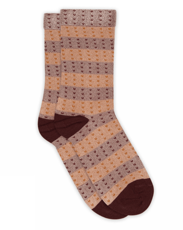 Randi Glitter Socks Wine Red - Things I Like Things I Love