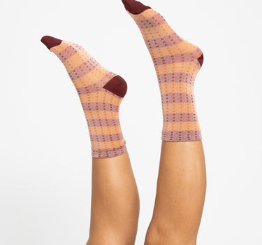 Randi Glitter Socks Wine Red - Things I Like Things I Love