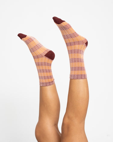 Randi Glitter Socks Wine Red - Things I Like Things I Love