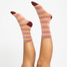 Randi Glitter Socks Wine Red - Things I Like Things I Love