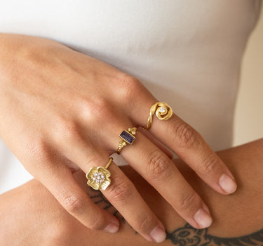 Ring Idun Coil Gold - Things I Like Things I Love