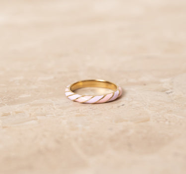 Ring Purple Epoxy Gold - Things I Like Things I Love