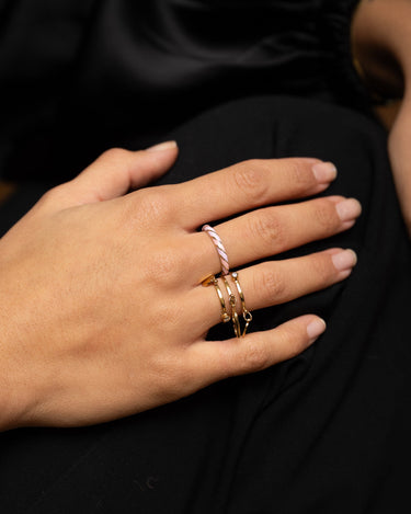 Ring Purple Epoxy Gold - Things I Like Things I Love