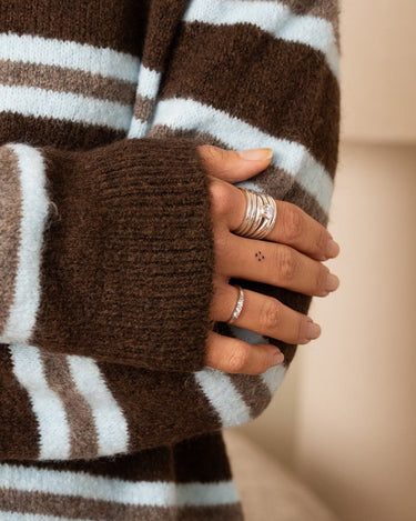 Ring Shiny Swarovski Silver - Things I Like Things I Love