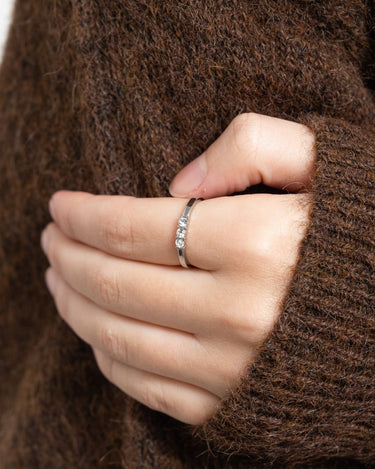 Ring Shiny Swarovski Silver - Things I Like Things I Love