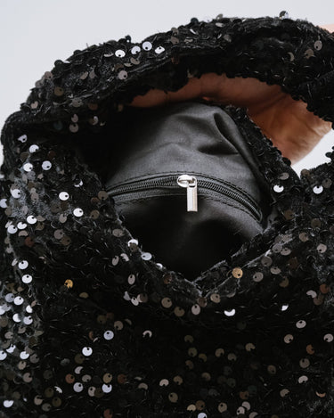 Riri Sequin Bag Black - Things I Like Things I Love