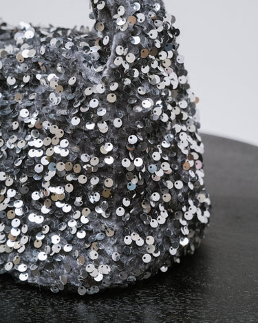 Riri Sequin Bag Silver - Things I Like Things I Love