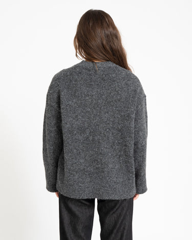 Rosanna Cardigan Knit Dark Grey Melange - Things I Like Things I Love