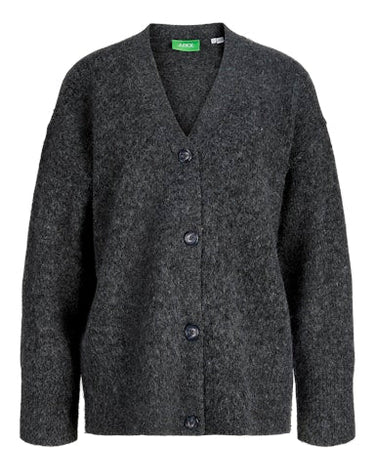 Rosanna Cardigan Knit Dark Grey Melange - Things I Like Things I Love