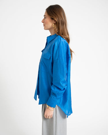 Rouge Alinine Oversized Shirt Directoire Blue - Things I Like Things I Love