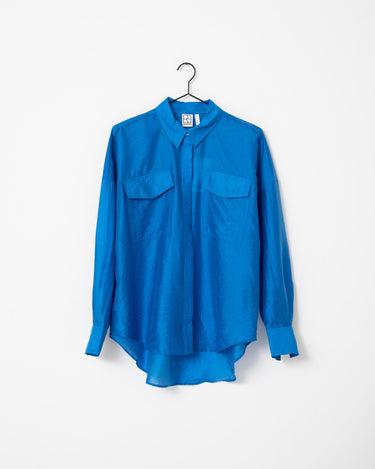 Rouge Alinine Oversized Shirt Directoire Blue - Things I Like Things I Love