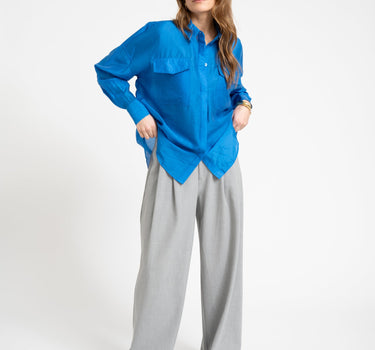 Rouge Alinine Oversized Shirt Directoire Blue - Things I Like Things I Love