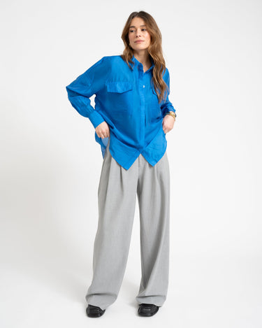 Rouge Alinine Oversized Shirt Directoire Blue - Things I Like Things I Love