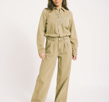 Rouge Edit Jolie Denim Jumpsuit Petrified Oak - Things I Like Things I Love