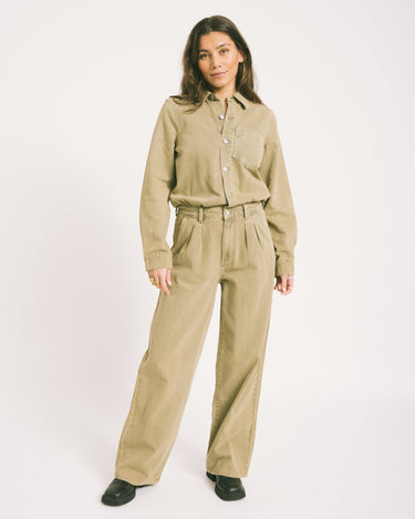 Rouge Edit Jolie Denim Jumpsuit Petrified Oak - Things I Like Things I Love