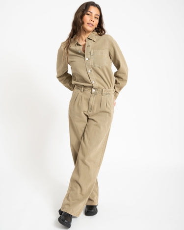 Rouge Edit Jolie Denim Jumpsuit Petrified Oak - Things I Like Things I Love