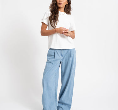 Rouge Francie Mae Trouser Light Blue Denim - Things I Like Things I Love