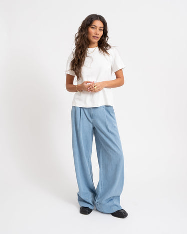 Rouge Francie Mae Trouser Light Blue Denim - Things I Like Things I Love
