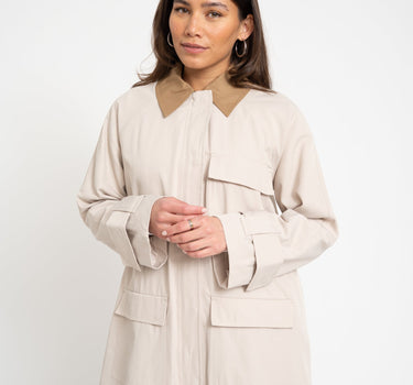 Rouge Lianne Coat Feather Gray - Things I Like Things I Love