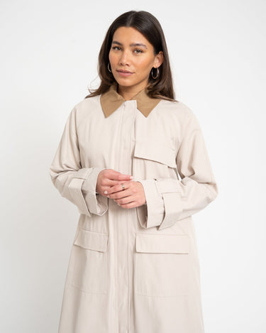 Rouge Lianne Coat Feather Gray - Things I Like Things I Love