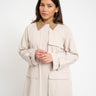Rouge Lianne Coat Feather Gray - Things I Like Things I Love