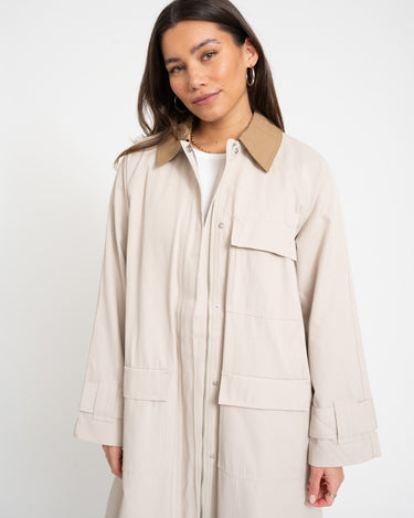 Rouge Lianne Coat Feather Gray - Things I Like Things I Love