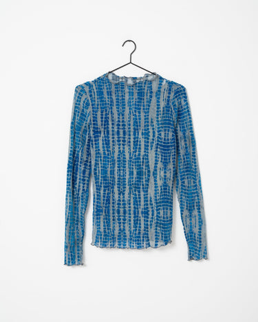 Rouge Meena O - Neck Top Directoire Blue - Things I Like Things I Love
