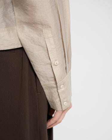 Rouge Stina High Neck Shirt Feather Gray - Things I Like Things I Love