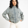 Rouge vivian Denim Jacket Light Blue - Things I Like Things I Love