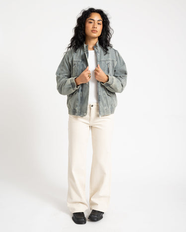 Rouge vivian Denim Jacket Light Blue - Things I Like Things I Love