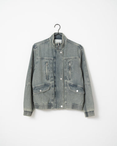 Rouge vivian Denim Jacket Light Blue - Things I Like Things I Love