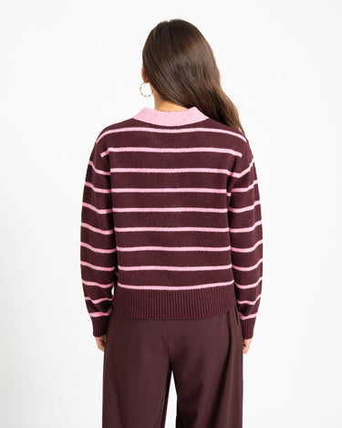 Ruby Polo Neck Knit Orchid Smoke - Things I Like Things I Love