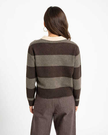 RUBY POLO NECK KNIT Seal Bruin - Things I Like Things I Love