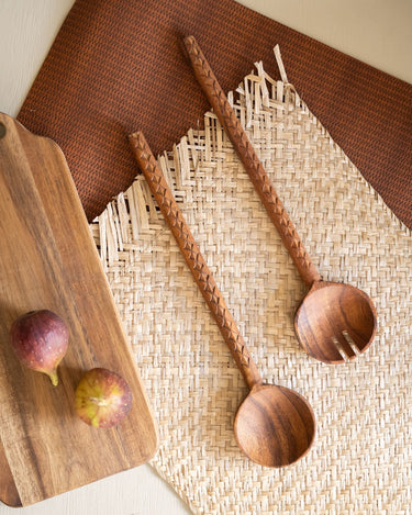 Salad Server Hommage Wood Brown - Things I Like Things I Love