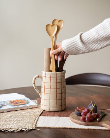 Salad Servers Heart Bamboo - Things I Like Things I Love