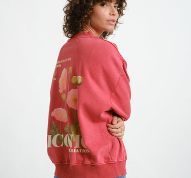 Sandra Wash Crew Rhythmic Red - Things I Like Things I Love