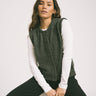 Sansa Gilet Button Dark Grey - Things I Like Things I Love