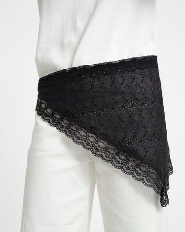 Scarf Crochet Lace Black - Things I Like Things I Love