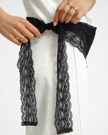 Scarf Crochet Lace Black - Things I Like Things I Love