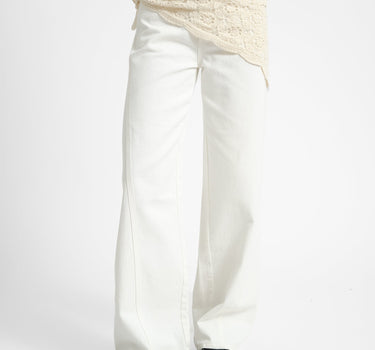 Scarf Crochet White - Things I Like Things I Love