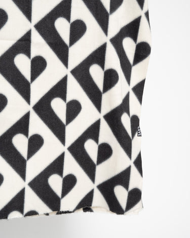 Scarf Harlequin Heart Black - Things I Like Things I Love