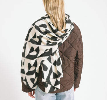 Scarf Harlequin Heart Black - Things I Like Things I Love