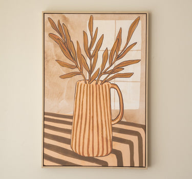 Schilderij Bladeren in Vaas - Things I Like Things I Love